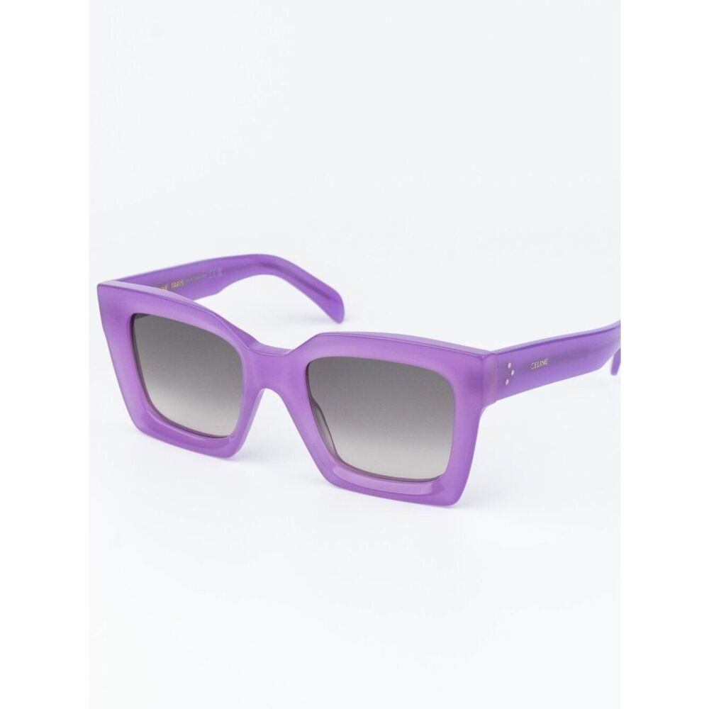Celine 3 DOTS Women Sunglasses Lilac Gradient Square CL40130I 78F NEW AUTHENTIC
